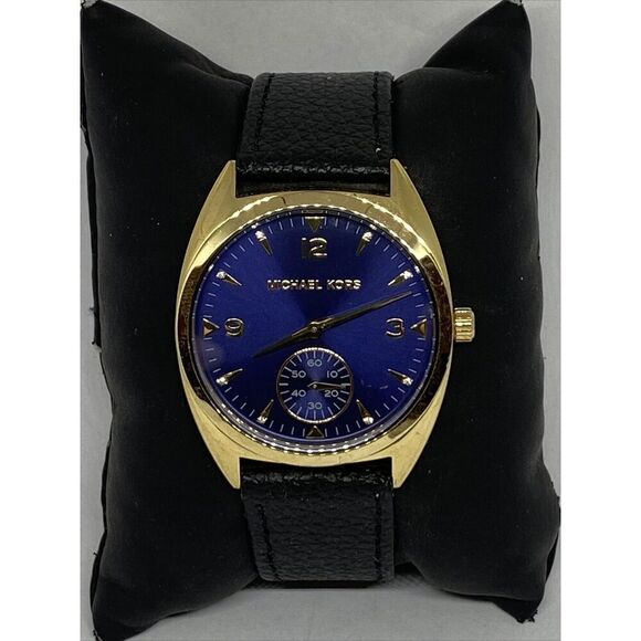 Michael Kors MK3345 Women\'s Black Leather Analog Dial Quartz Wrist Watch JK572 main image 9